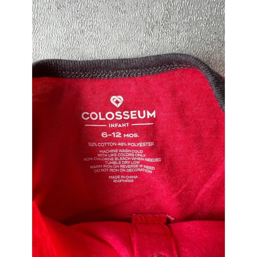 Colosseum Ohio State Buckeyes Infant Girls Red Bodysuit Dress 6-12 Months NWT‎